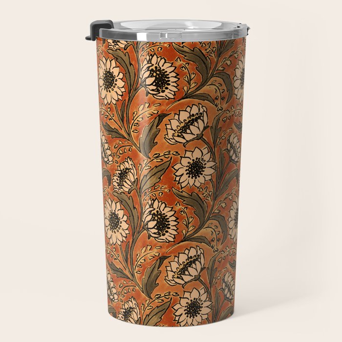 Sunflowers - Rust Travel Mug Gallery Image 3