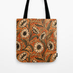 Sunflowers - Rust Tote Bag Gallery Image 1