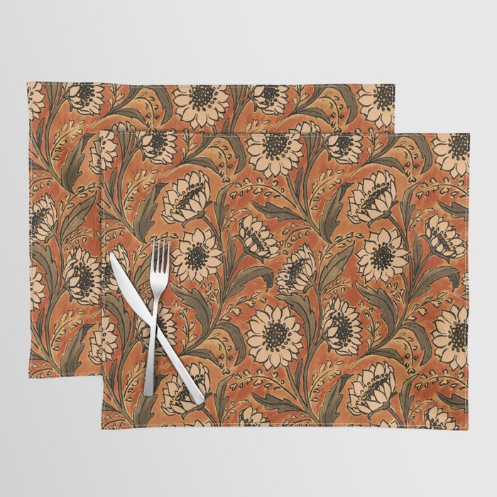 Sunflowers - Rust Placemat Gallery Image 1