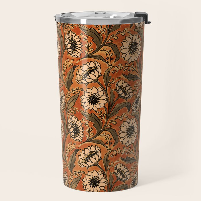 Sunflowers - Rust Travel Mug Gallery Image 2