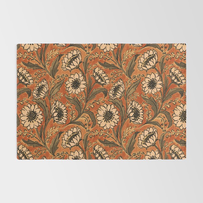 Sunflowers - Rust Rug Gallery Image 2