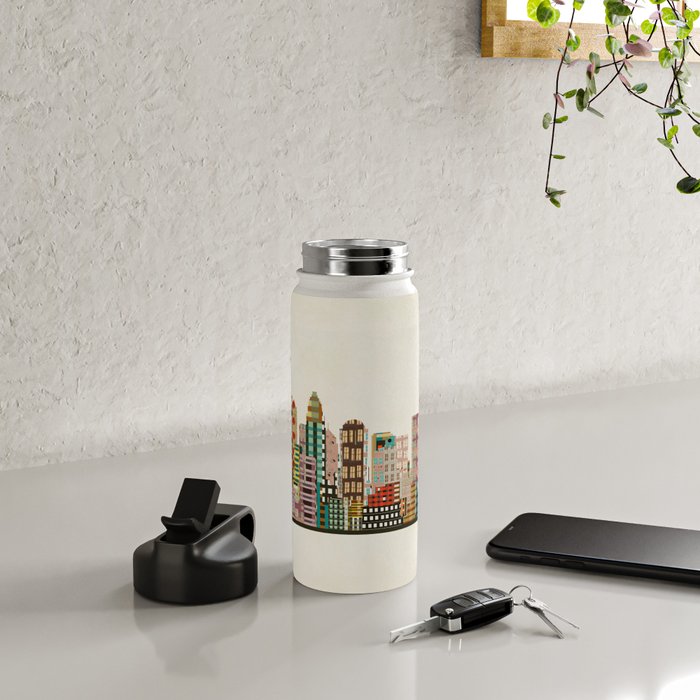 charlotte north carolina skyline Water Bottle Gallery Image 5
