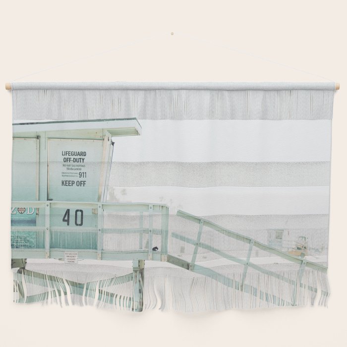 Lifeguard Tower California Beach Life Wall Hanging Gallery Image 1
