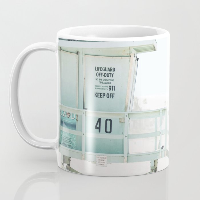 Lifeguard Tower California Beach Life Coffee Mug Gallery Image 3