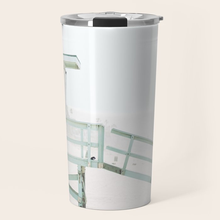 Lifeguard Tower California Beach Life Travel Mug Gallery Image 1
