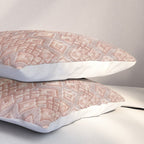 Abstract boho geometric tribal - terracotta Pillow Sham Gallery Image 3