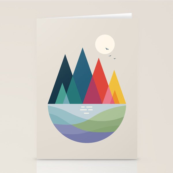 Somewhere Stationery Card Gallery Image 1