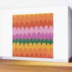Wavy Lines Pattern Wall Mural Gallery Image 2