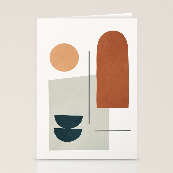  Minimal Shapes No.38 Stationery Card Gallery Image 1