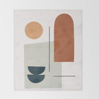  Minimal Shapes No.38 Throw Blanket Gallery Image 2