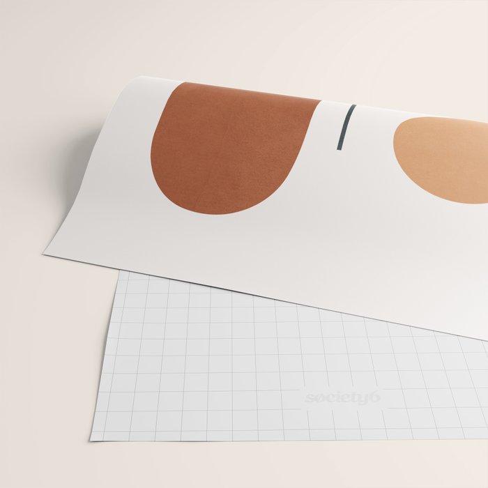  Minimal Shapes No.38 Wrapping Paper Gallery Image 2