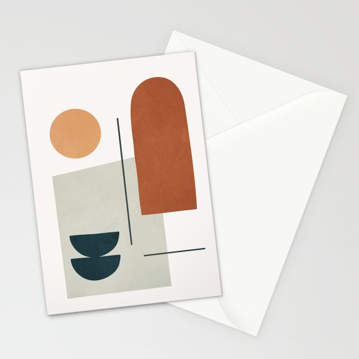  Minimal Shapes No.38 Stationery Card Gallery Image 2