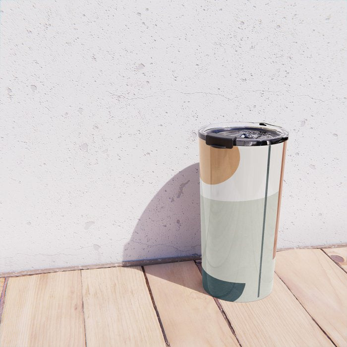  Minimal Shapes No.38 Travel Mug Gallery Image 4