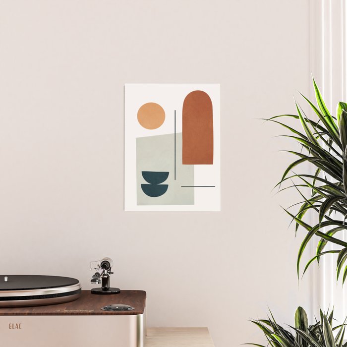  Minimal Shapes No.38 Poster Gallery Image 2