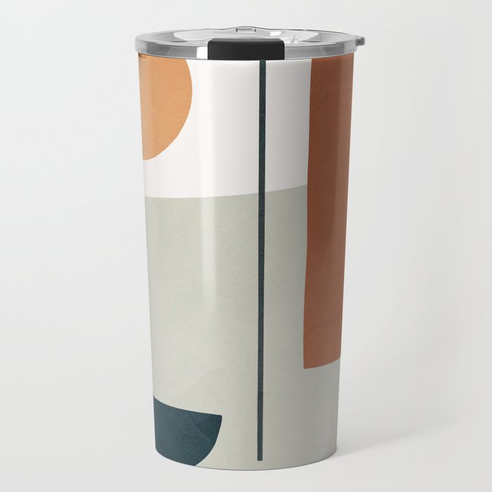  Minimal Shapes No.38 Travel Mug Gallery Image 1