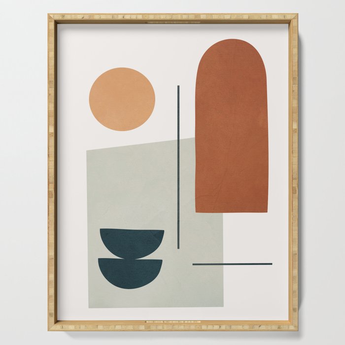  Minimal Shapes No.38 Serving Tray Gallery Image 1