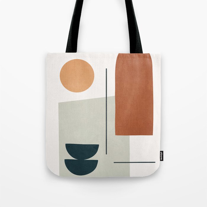  Minimal Shapes No.38 Tote Bag Gallery Image 1