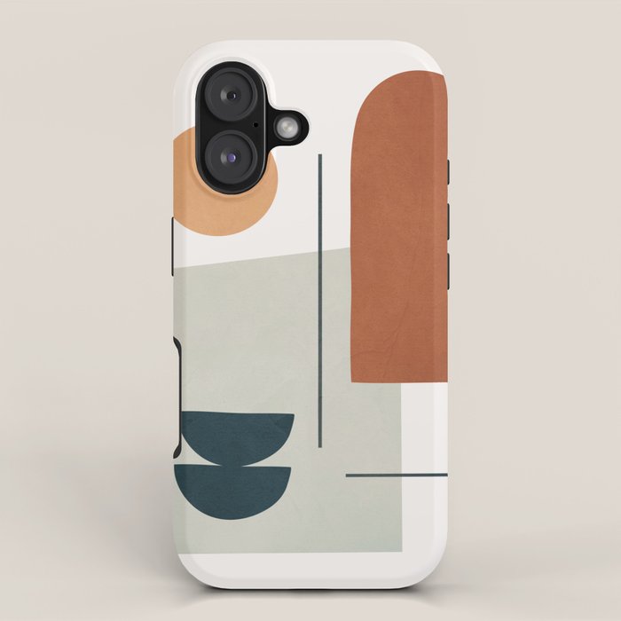  Minimal Shapes No.38 iPhone Case Gallery Image 1