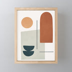  Minimal Shapes No.38 Mini Art Print Gallery Image 1