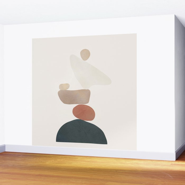 Balancing Stones 26 Wall Mural Gallery Image 2