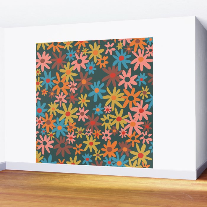 Flowers fantasy #2 Wall Mural Gallery Image 2