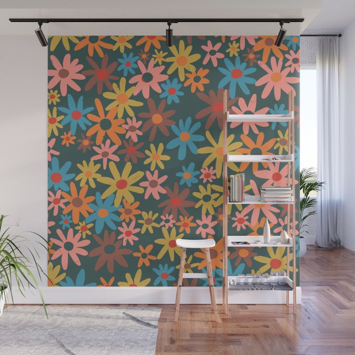 Flowers fantasy #2 Wall Mural Gallery Image 1