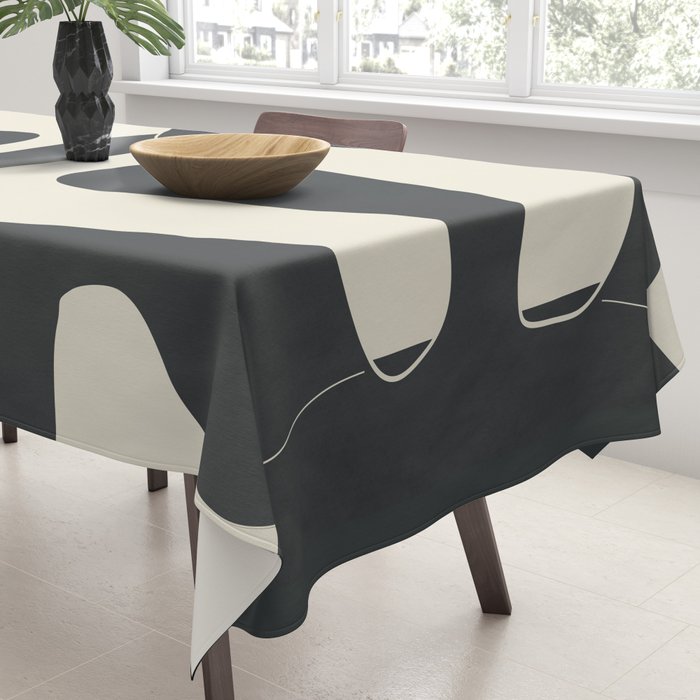 Shifting Silhouettes 1 Tablecloth Gallery Image 3