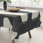 Shifting Silhouettes 1 Tablecloth Gallery Image 3