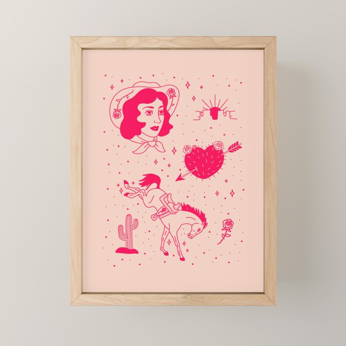 Western Flash Mini Art Print Gallery Image 1
