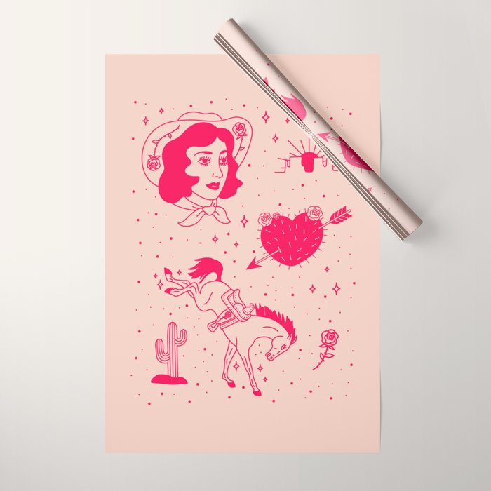 Western Flash Wrapping Paper Gallery Image 1