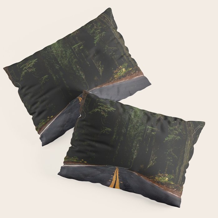 The Road to Wisdom - Nature Photography Pillow Sham Gallery Image 1