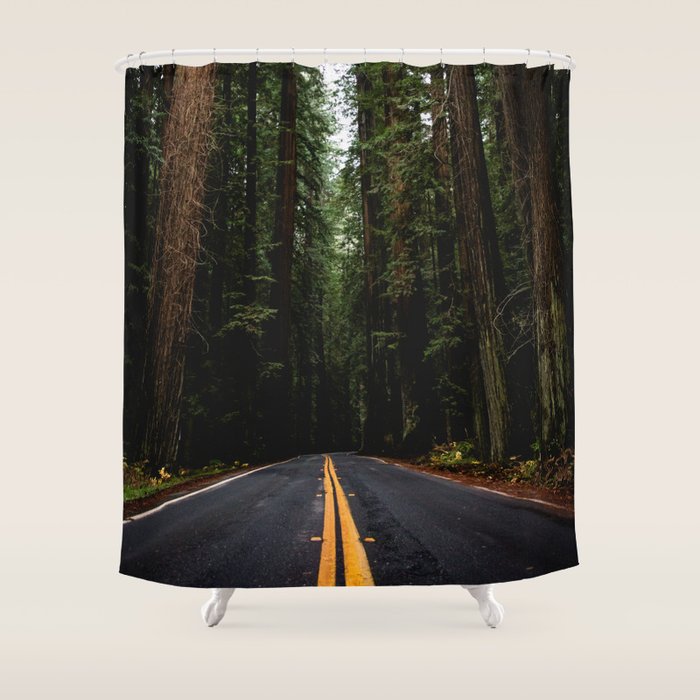 The Road to Wisdom - Nature Photography Shower Curtain Gallery Image 1