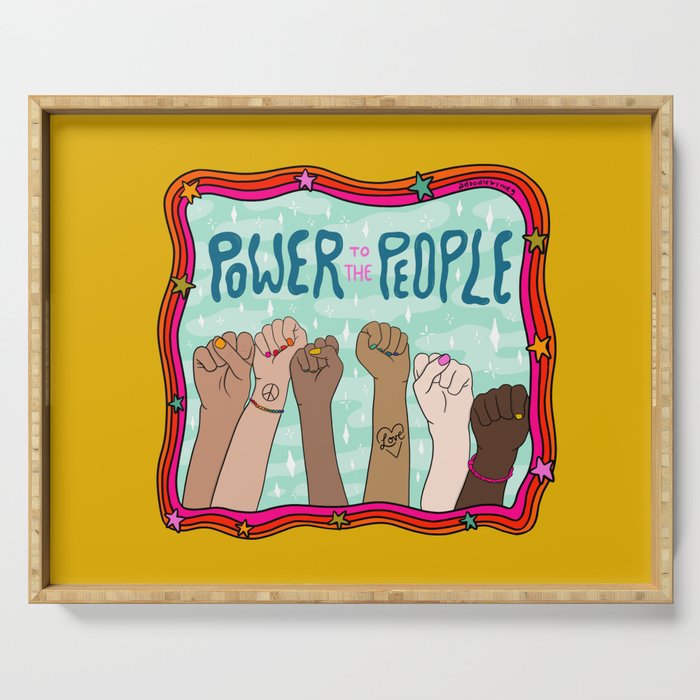 Power to the People Serving Tray Gallery Image 1