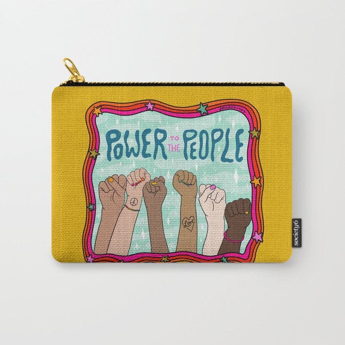 Power to the People Carry All Pouch Gallery Image 1