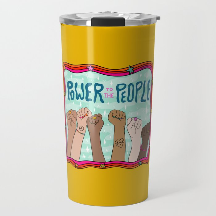 Power to the People Travel Mug Gallery Image 1
