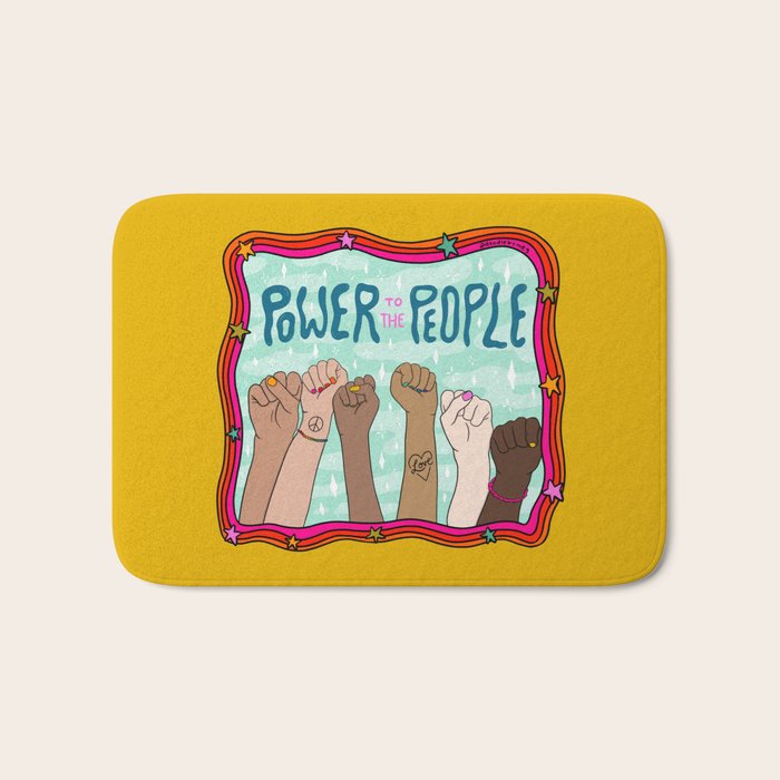 Power to the People Bath Mat Gallery Image 1