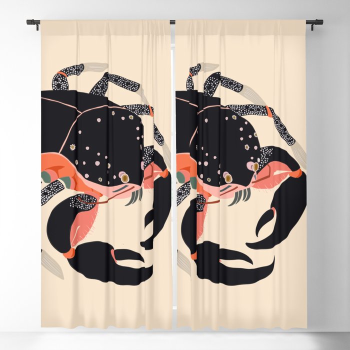 Mystic Crab Window Curtain Gallery Image 1