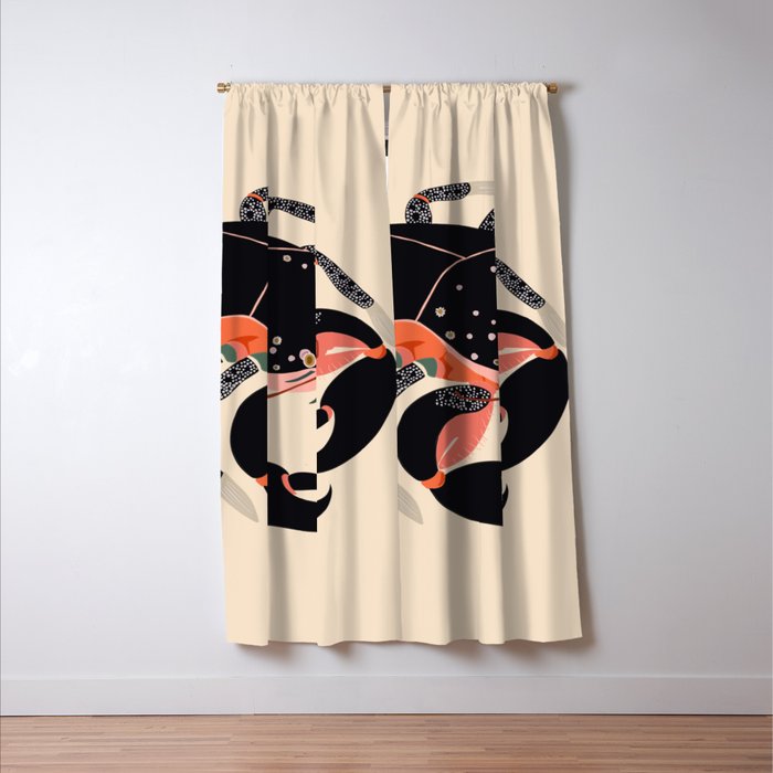 Mystic Crab Window Curtain Gallery Image 3
