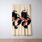 Mystic Crab Window Curtain Gallery Image 3