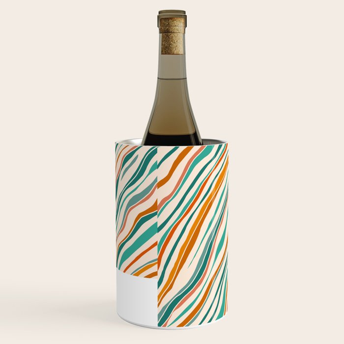 Southwest Abstract Stripes Wine Chiller Gallery Image 2