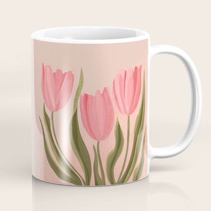 Pink tulips Coffee Mug Gallery Image 1