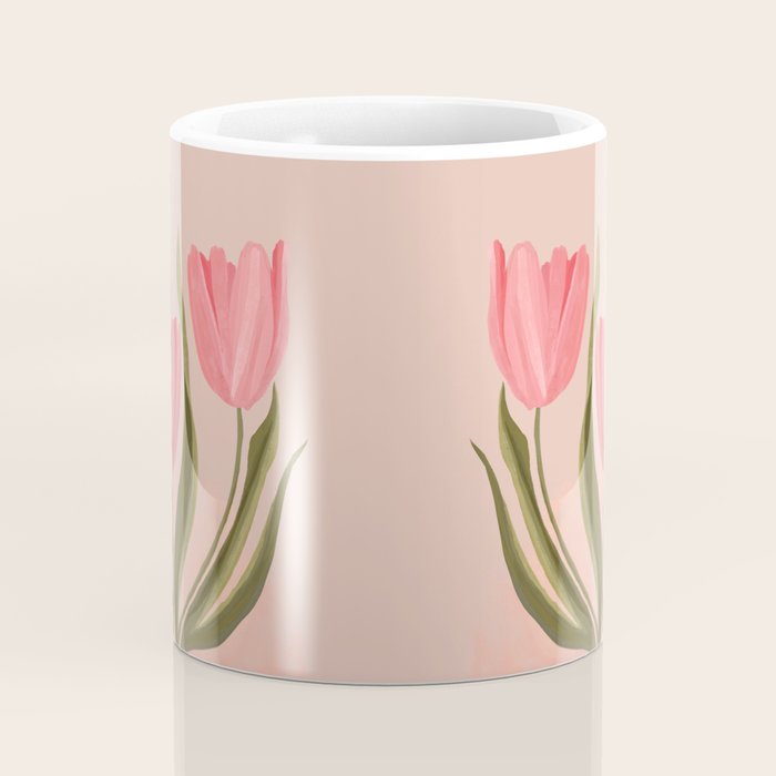 Pink tulips Coffee Mug Gallery Image 4