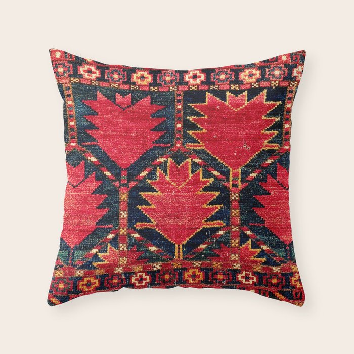 Ersari Turkmen Amu Darya Bag Print Throw Pillow Gallery Image 6