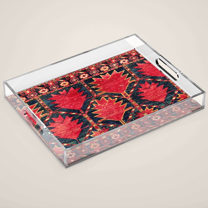 Ersari Turkmen Amu Darya Bag Print Acrylic Tray Gallery Image 1