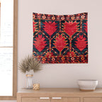 Ersari Turkmen Amu Darya Bag Print Wall Tapestry Gallery Image 2