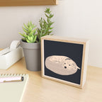 Cosy dog Mini Art Print Gallery Image 2