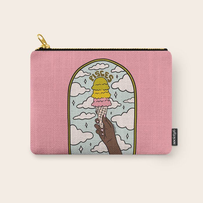 Pisces Ice cream Carry All Pouch Gallery Image 1