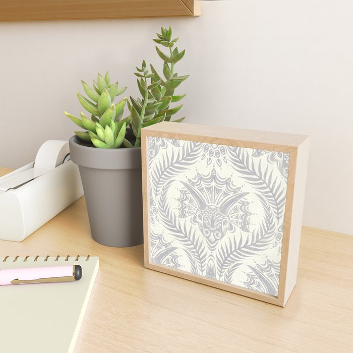 Triceratops Damask Mini Art Print Gallery Image 2