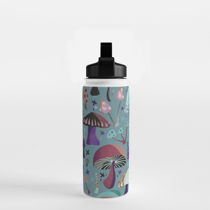 Mushroom Collection â Galaxy Water Bottle Gallery Image 2