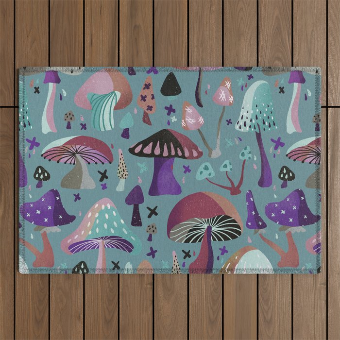 Mushroom Collection â Galaxy Outdoor Rug Gallery Image 1